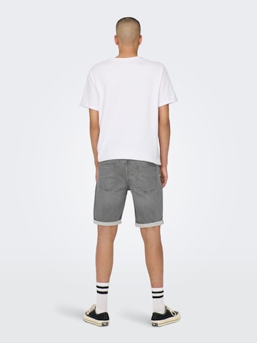 ONLY Baggy Trousers 'Ply' in Grey