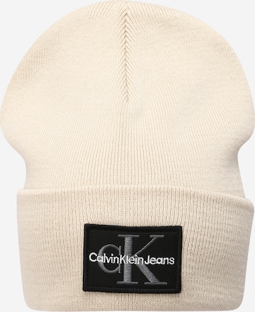 Calvin Klein Jeans Czapka w kolorze beżowy