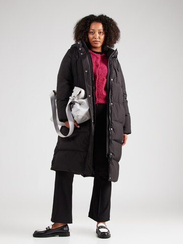 Vero Moda Curve Mantel in Schwarz