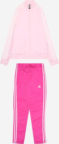 ADIDAS SPORTSWEAR Тренировочный костюм 'Essentials' в Ярко-розовый: спереди