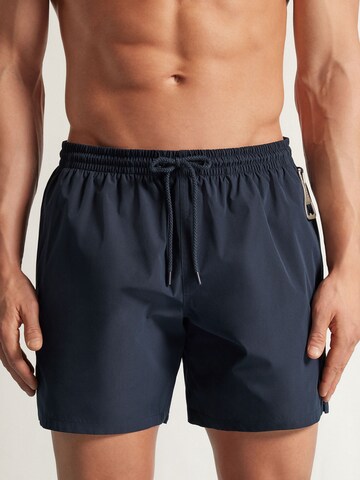 IUMAN Intimissimi Swim Trunks in Blue: front