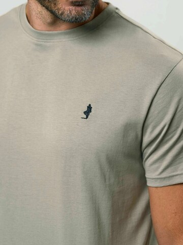 MCS Regular Fit T-shirt ' Texas ' in Grau