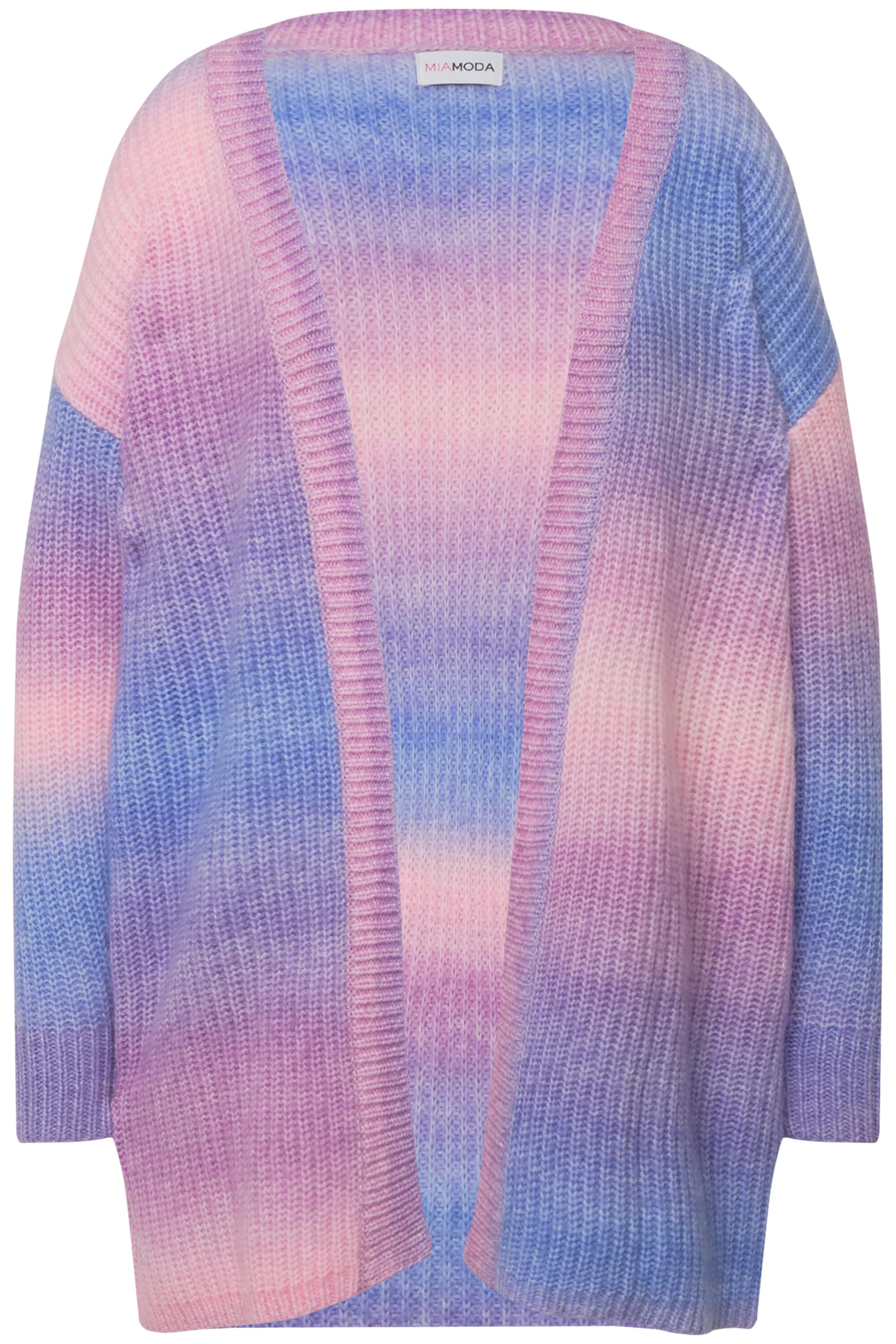Cardigan MIAMODA en rose : devant