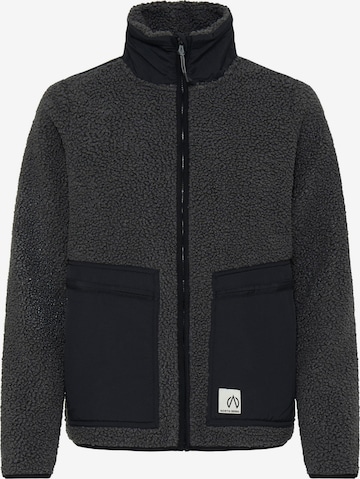 North Bend - Casaco meia-estação ' NBGalonne W Teddy Jacket ' em cinzento: frente