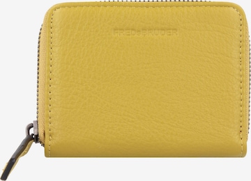 FREDsBRUDER Wallet in Yellow: front