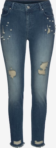 LASCANA Skinny Jeans in Blue: front
