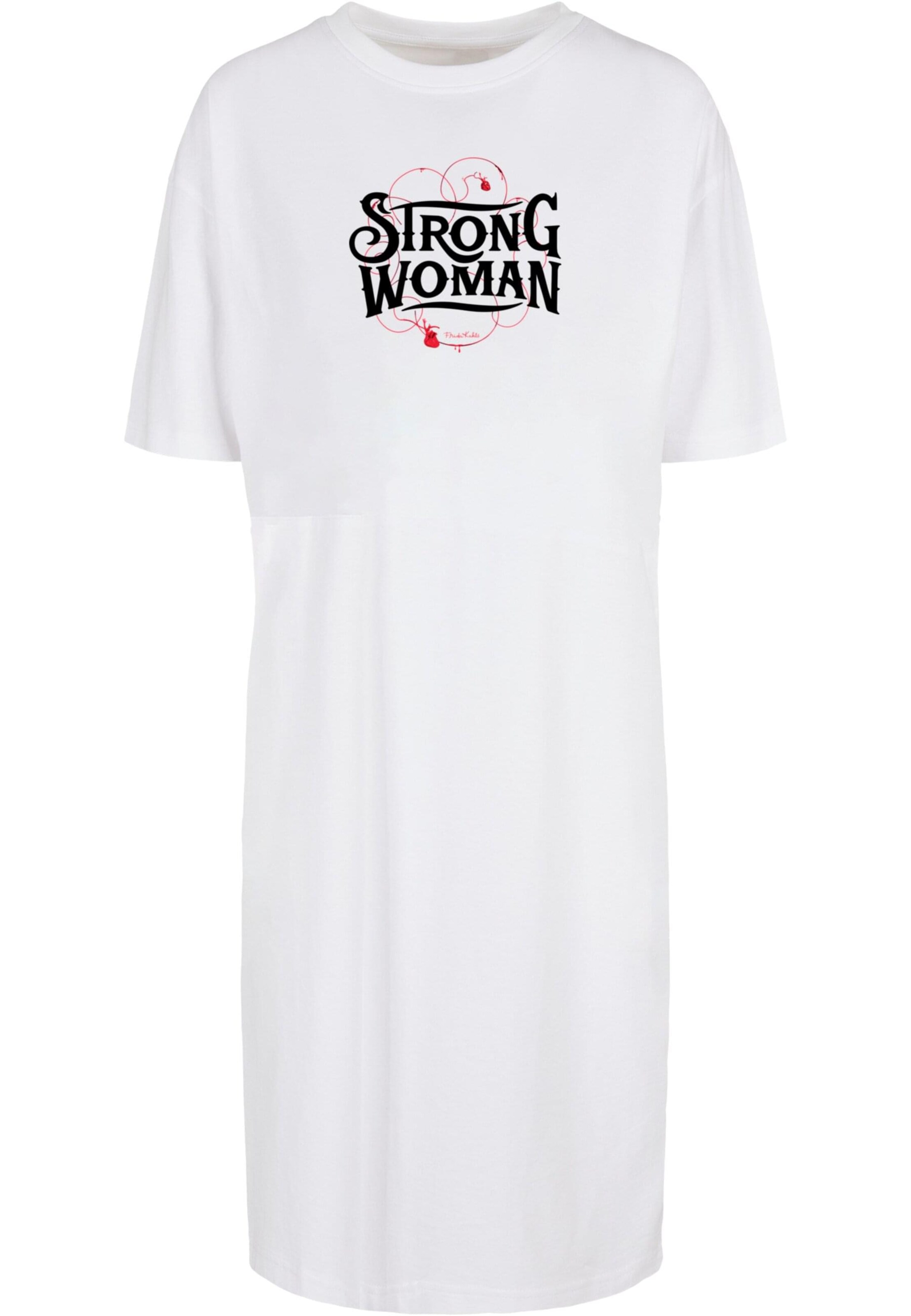 Abito 'Strong Women' di Merchcode in bianco: frontale