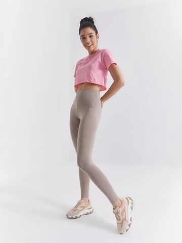 Tommy Life Leggings 'Gamaschen' - szürke: elől