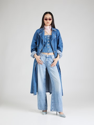 GUESS Wide leg Jeans 'SEXY' in Blauw