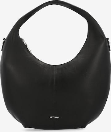 Picard Schultertasche 'Gretel' in Schwarz: Vorderseite