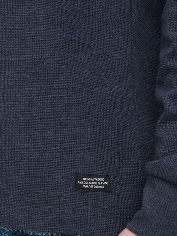 BLEND Shirt 'Noble' in Blauw