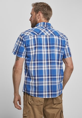 Brandit Regular fit Button Up Shirt 'Roadstar' in Blue