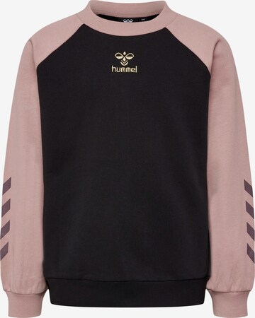 Hummel Sportief sweatshirt 'HEY' in Roze: voorkant