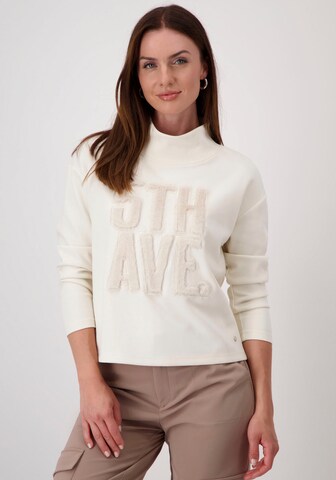 monari Sweatshirt in Weiß: Vorderseite