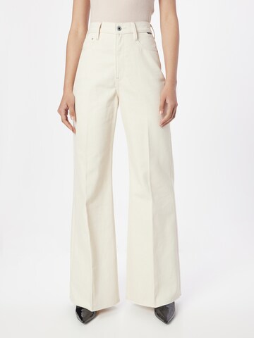 G-STAR Wide Leg Jeans in Beige: Vorderseite