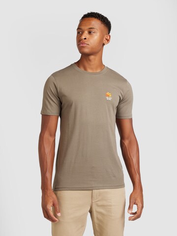 T-Shirt Lindbergh en gris : devant