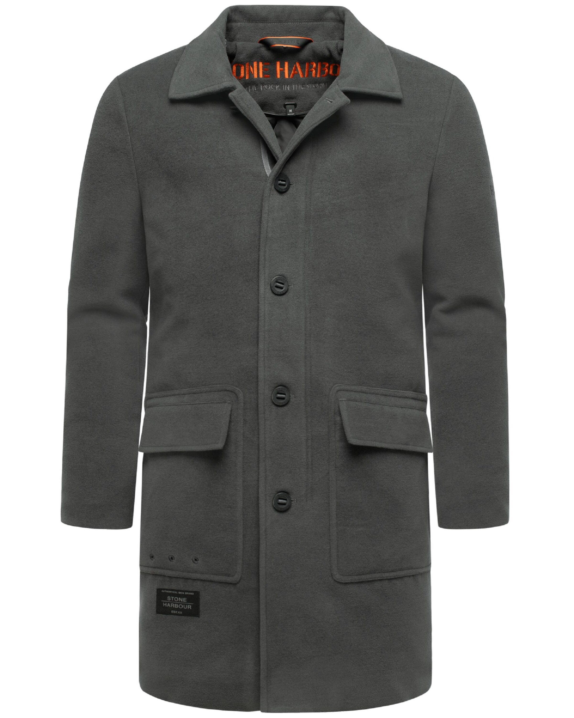 STONE HARBOUR Winterjas 'Thiagoo XX' in Grijs