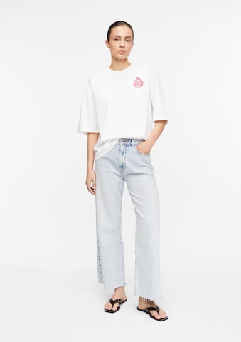 COMMA T-Shirt in Weiß