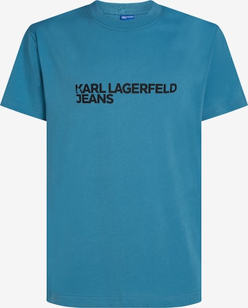 KARL LAGERFELD JEANS Majica | modra barva: sprednja stran
