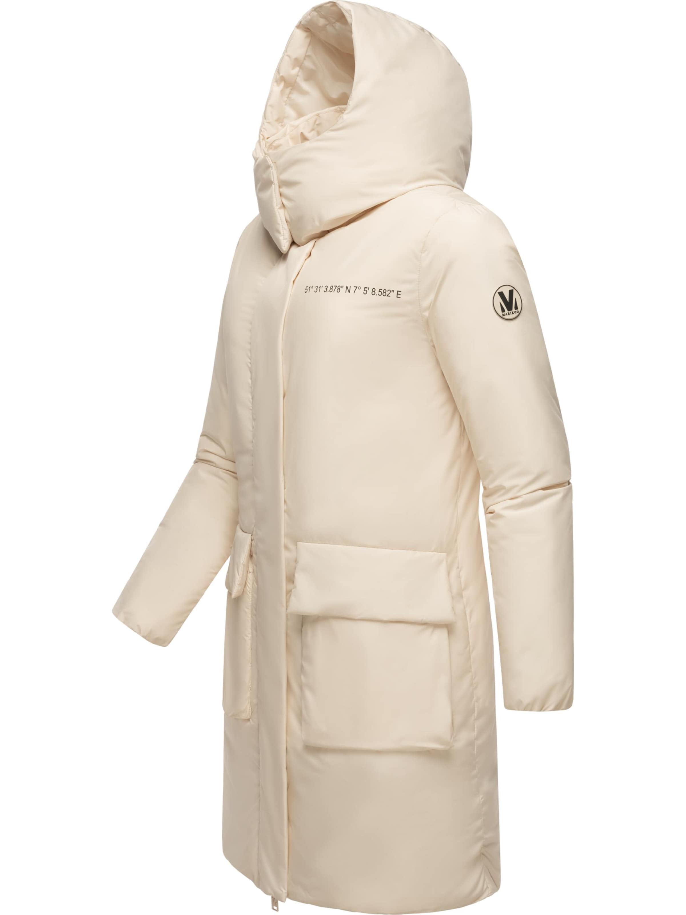 bēšs MARIKOO Ziemas mētelis 'Nanami 16'