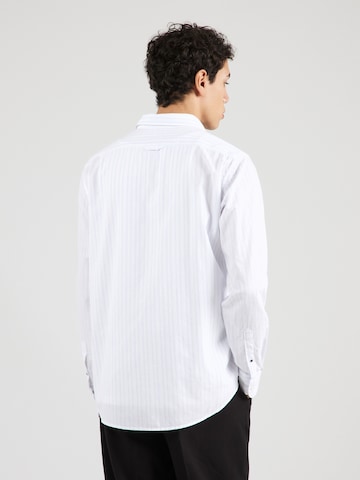 REPLAY Regular fit Button Up Shirt in White