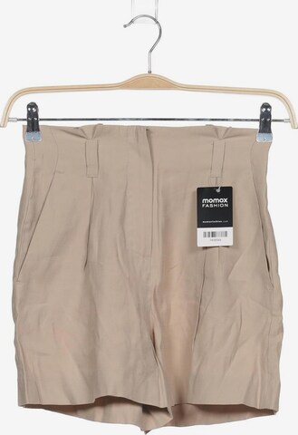 MANGO Shorts in XS in Beige: front