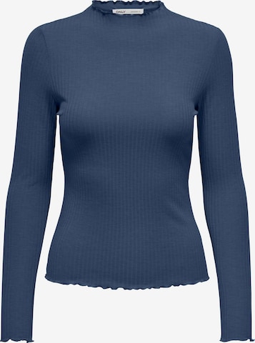 ONLY Shirt 'EMMA' in Blauw: voorkant