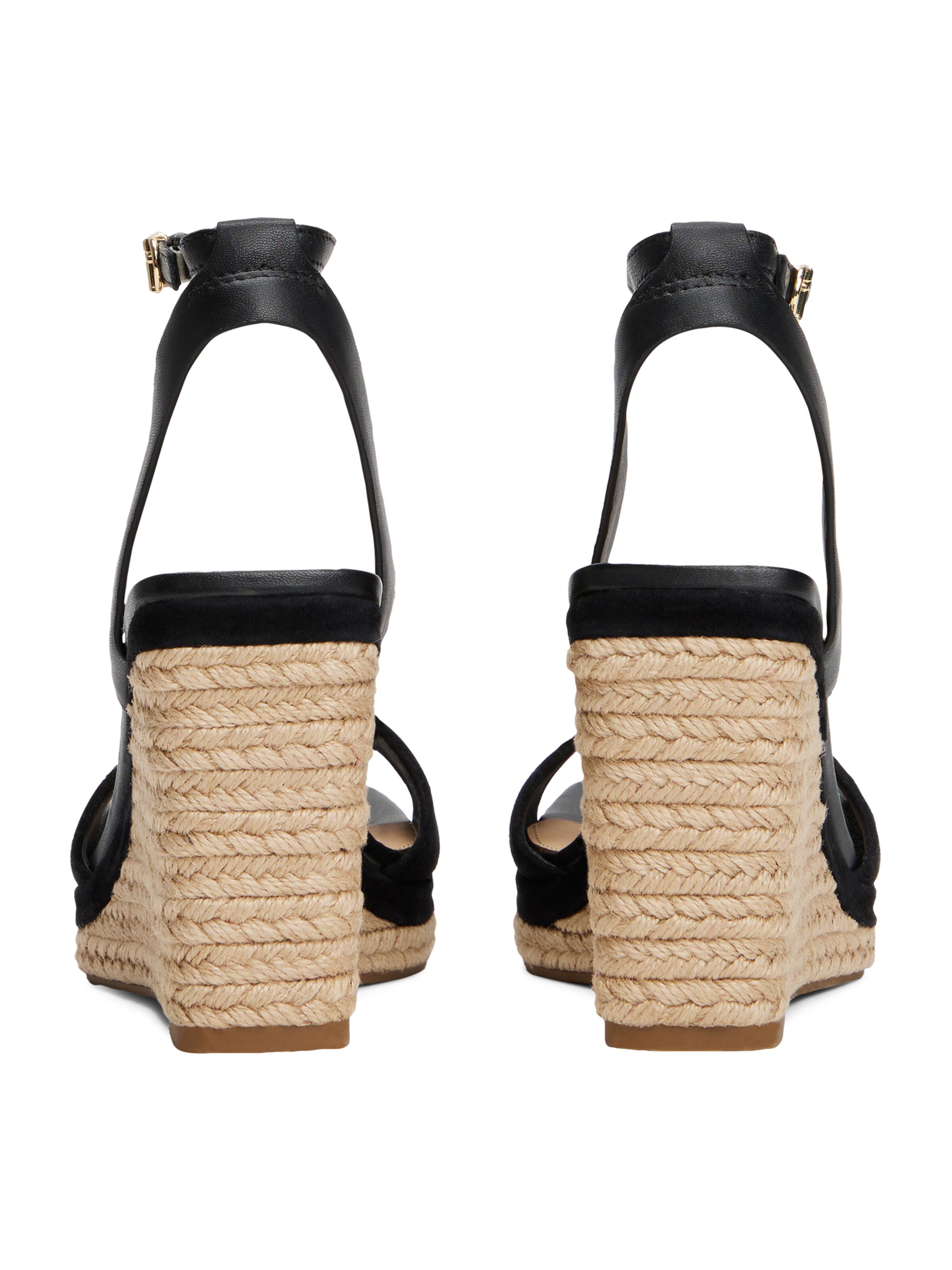 TOMMY HILFIGER - Sandalias con hebilla en negro