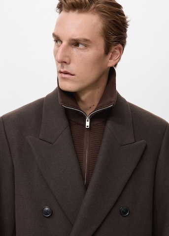 MANGO MAN Winter Coat 'Fin' in Brown