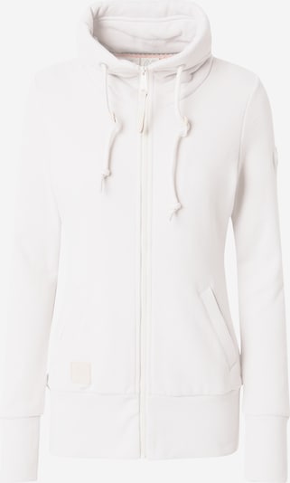 Ragwear Veste de survêtement 'RYLIE' en blanc, Vue avec produit