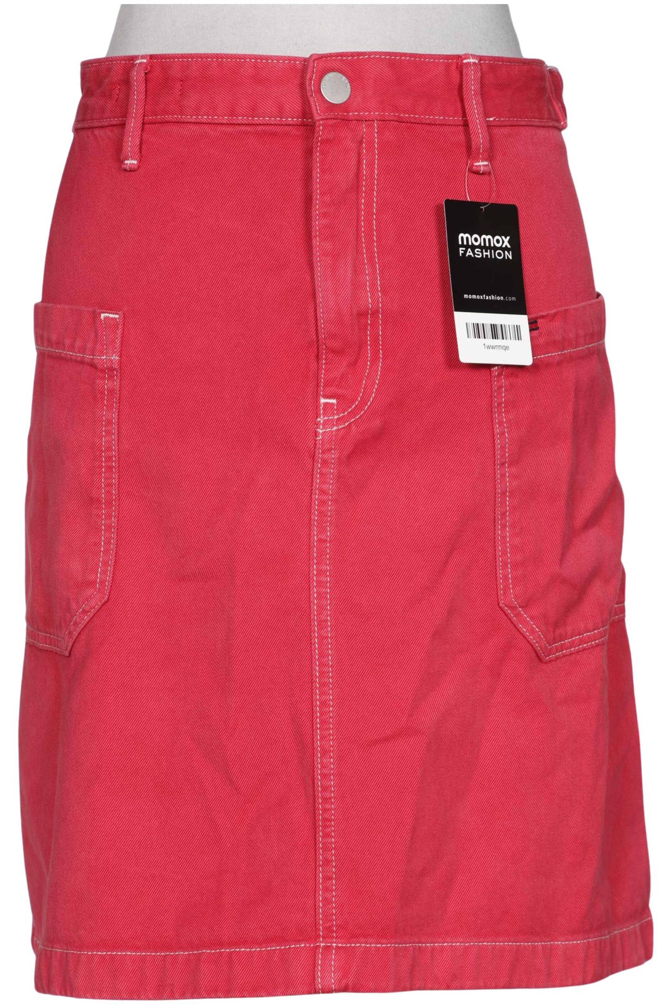 Tommy Jeans Rock L in Rot: Vorderseite