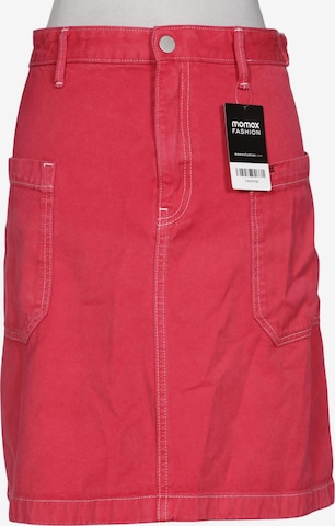 Tommy Jeans Rock L in Rot: Vorderseite