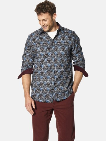 BABISTA Regular fit Overhemd 'Carobussi' in Blauw: voorkant