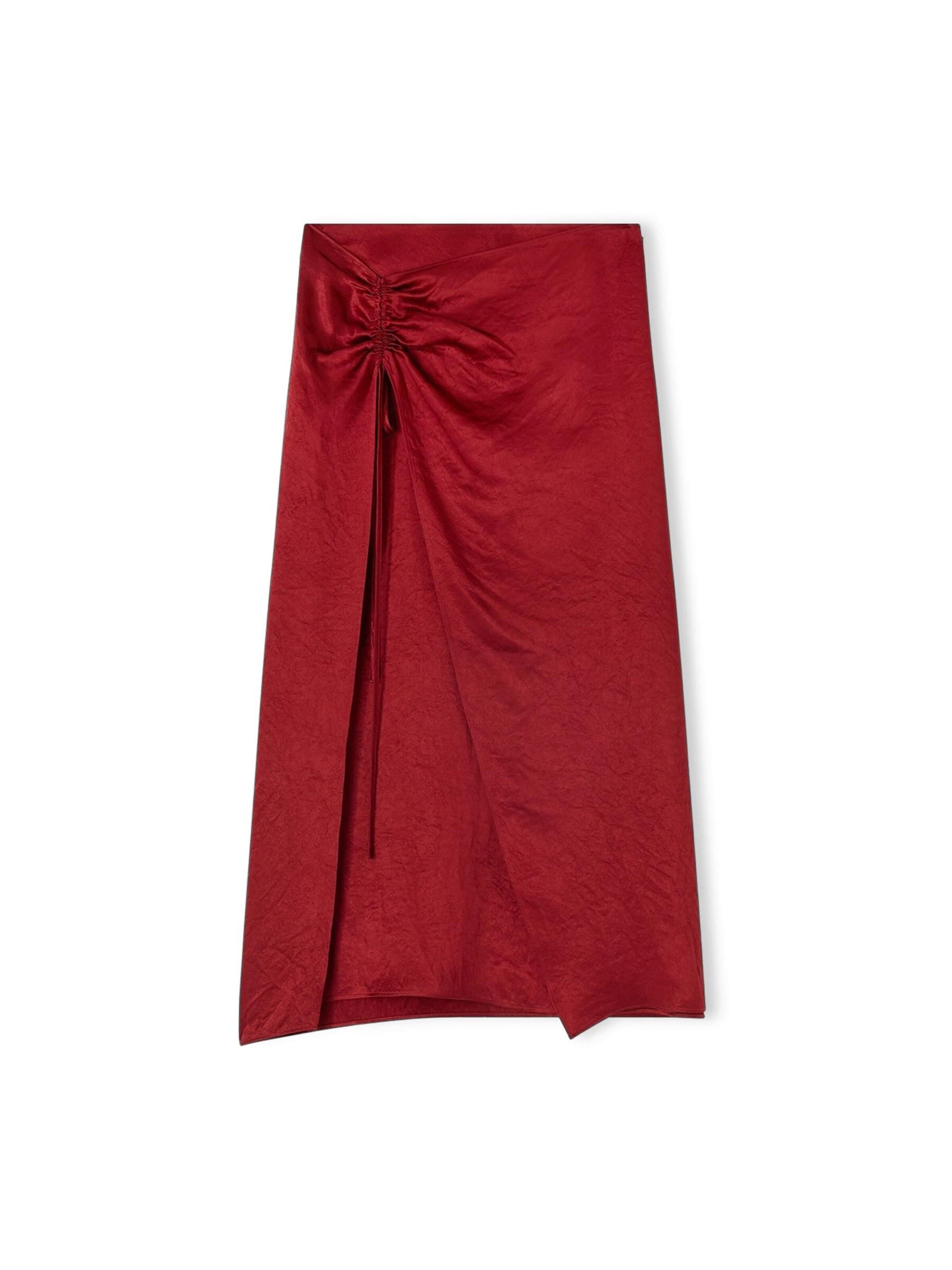 Jupe MOTIVI en rouge : devant