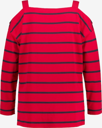 Sweat-shirt Ulla Popken en rouge