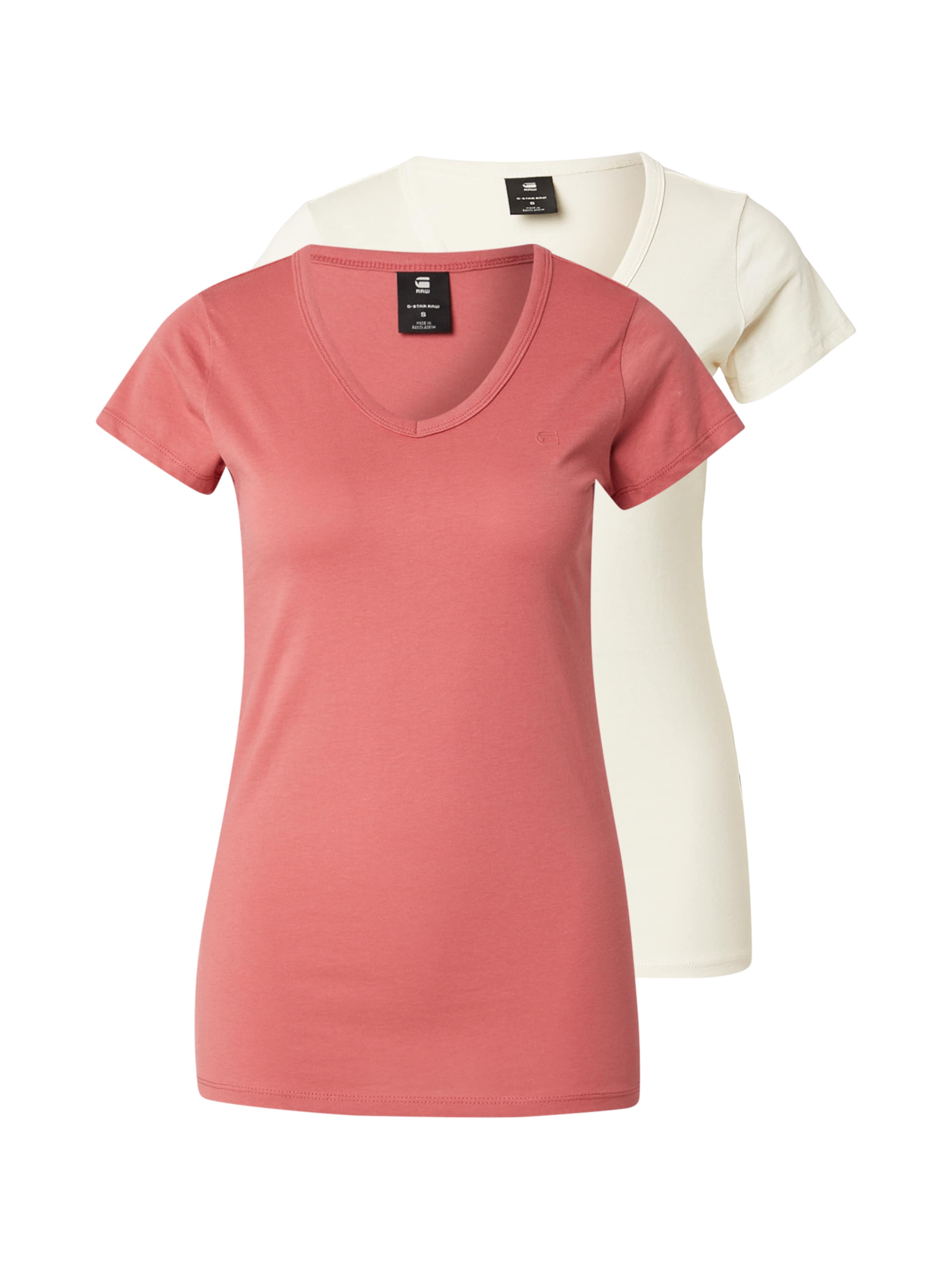 G-STAR Koszulka w kolorze beżowy: przód