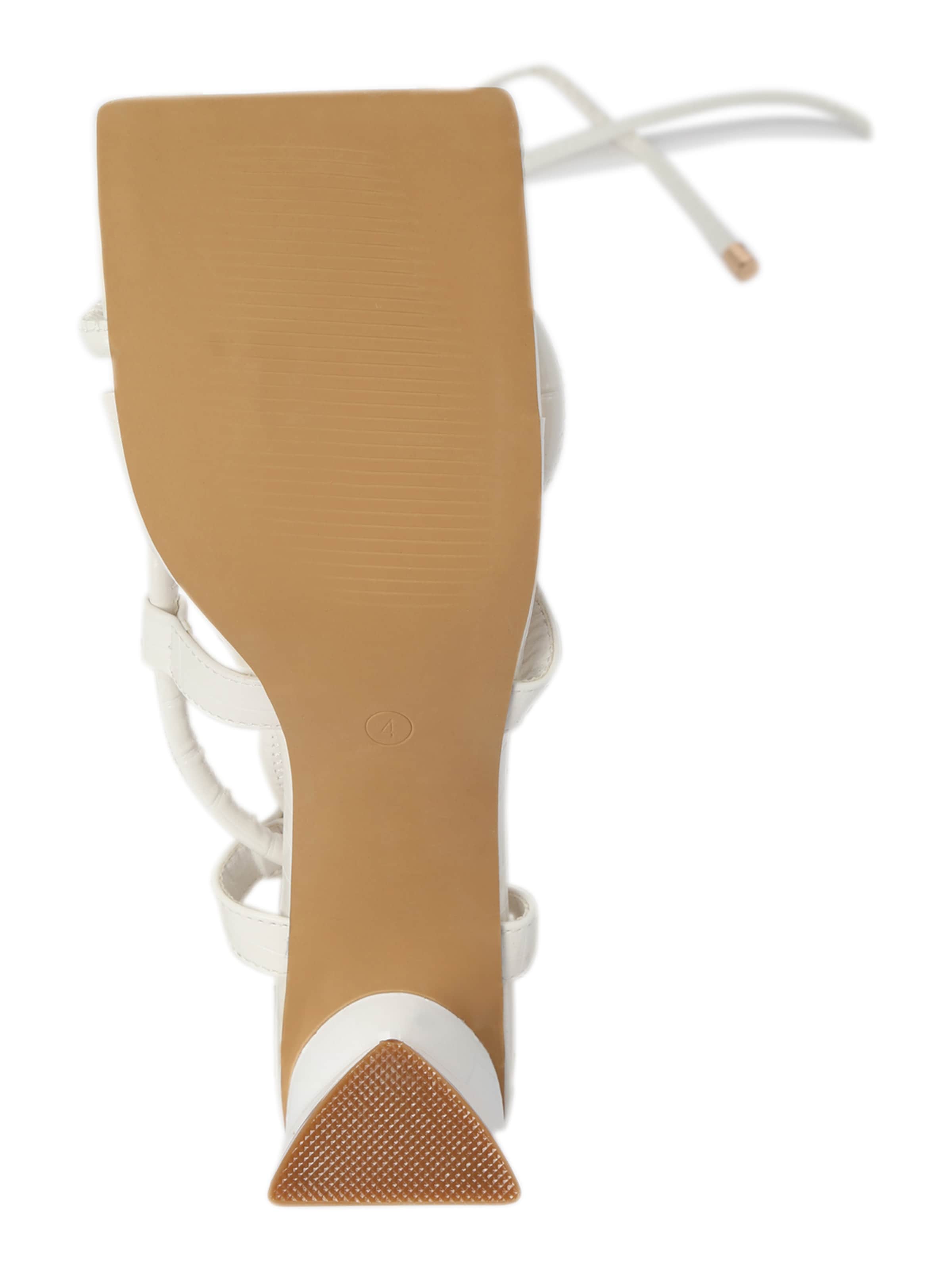 Sandales à lanières Misspap en blanc