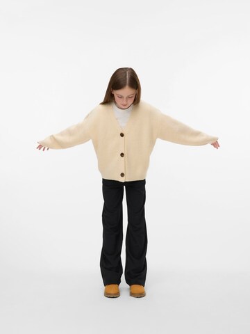 Vero Moda Girl Gebreid vest 'ARIES' in Beige