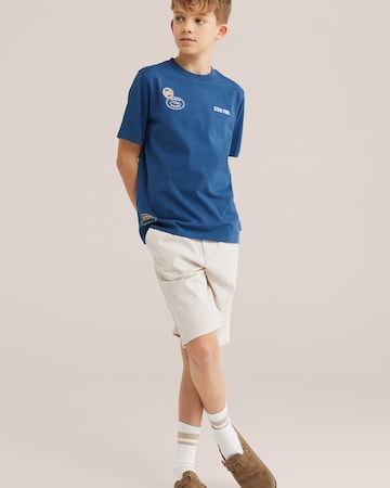 WE Fashion Majica | modra barva