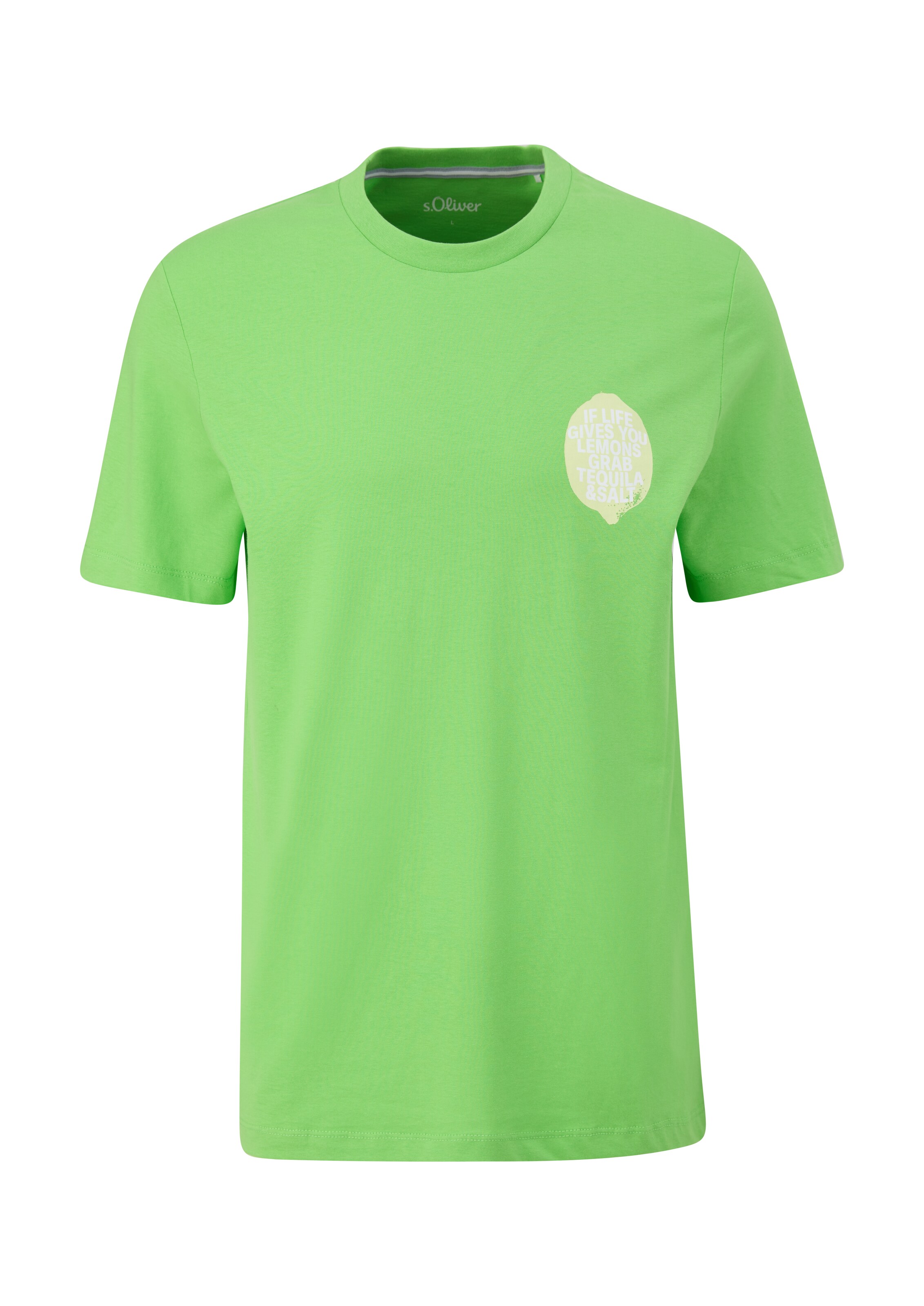 T-Shirt s.Oliver en vert : devant