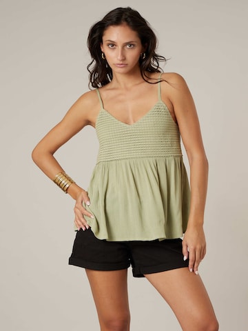 Haut 'Luz' Deeluxe en vert : devant