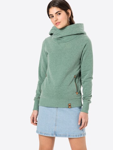 Fli Papigu Sweatshirt 'U Sexy I am Sexy' in Groen: voorkant