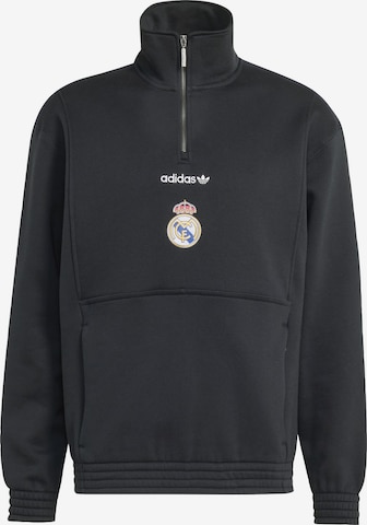 ADIDAS PERFORMANCESweater majica 'Real Madrid EQT' - crna boja: prednji dio