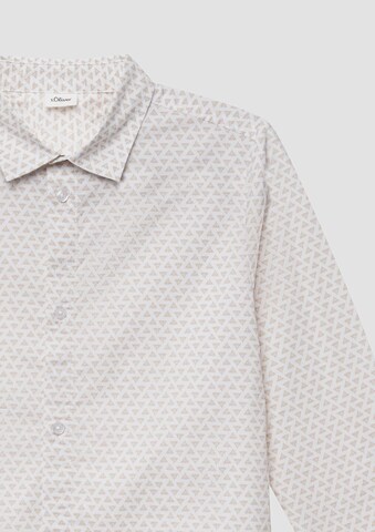 s.Oliver Regular Fit Hemd in Beige