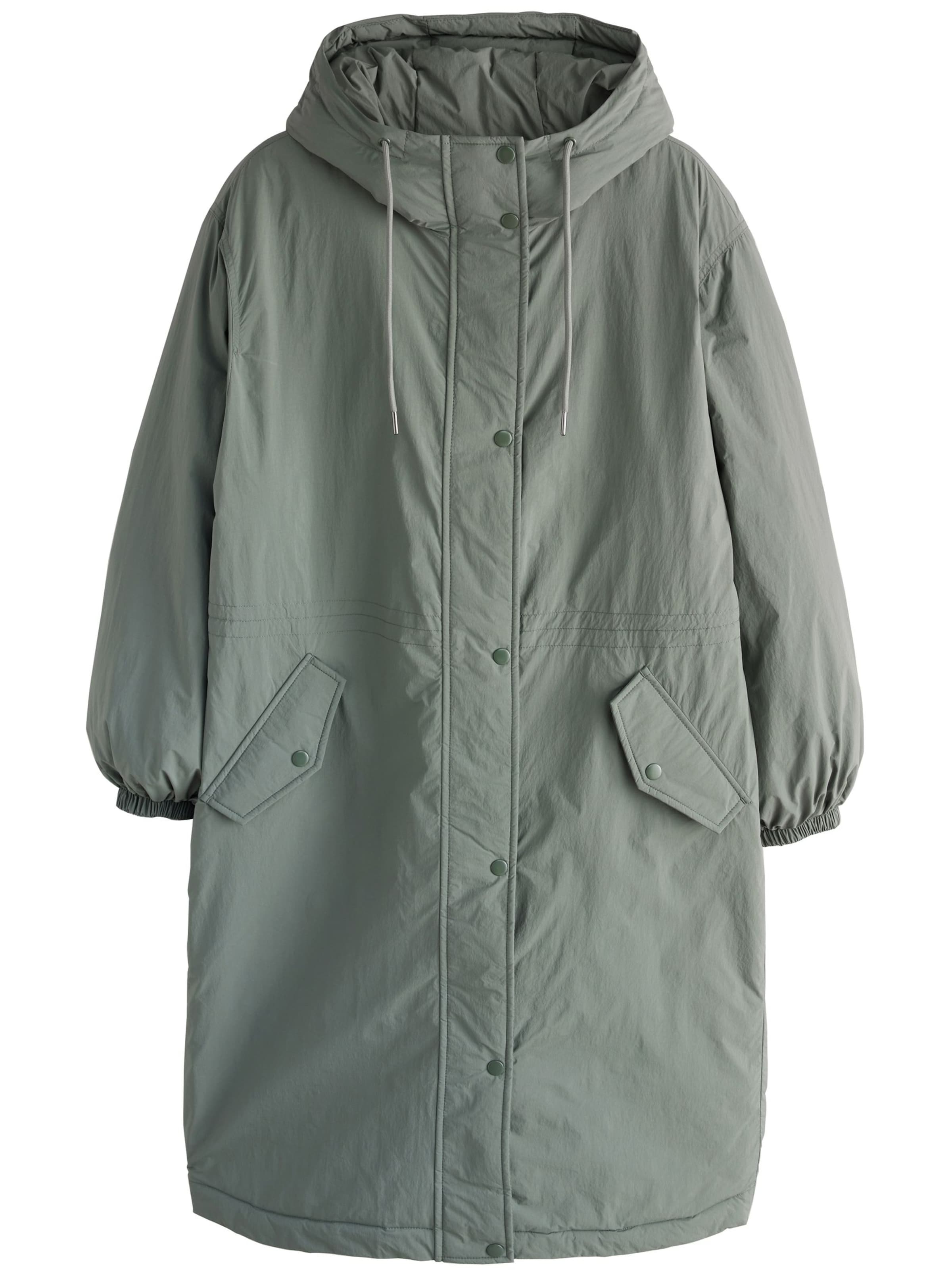 Next Демисезонное пальто в Зеленый: спереди