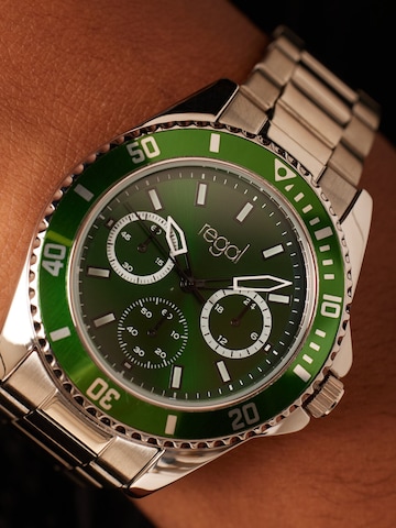 Lucardi Analoog horloge 'Minimalistisch' in Zilver