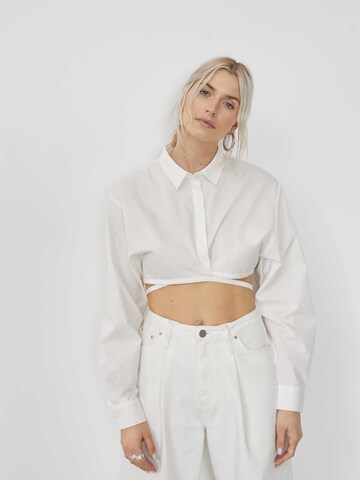 LeGer by Lena Gercke Bluse 'Liana' i hvid: forside