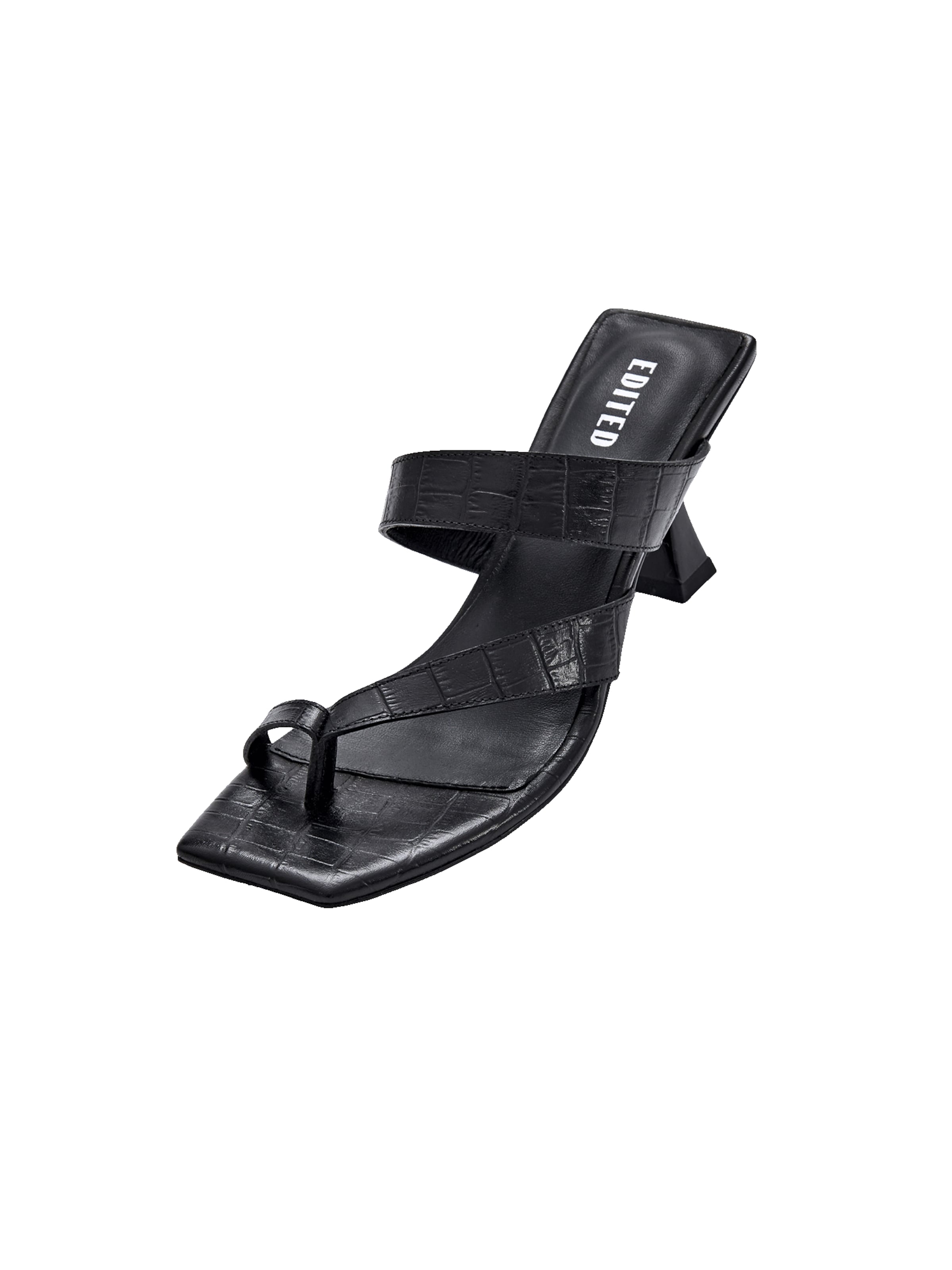 EDITED Лодочки 'Konradina' в Черный: спереди