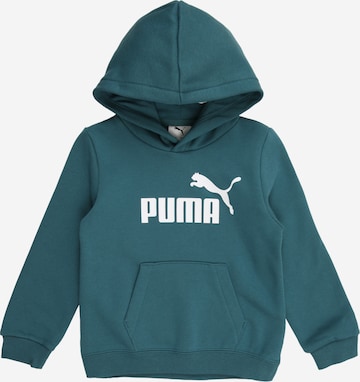 PUMASweater majica 'Ess No. 1' - zelena boja: prednji dio