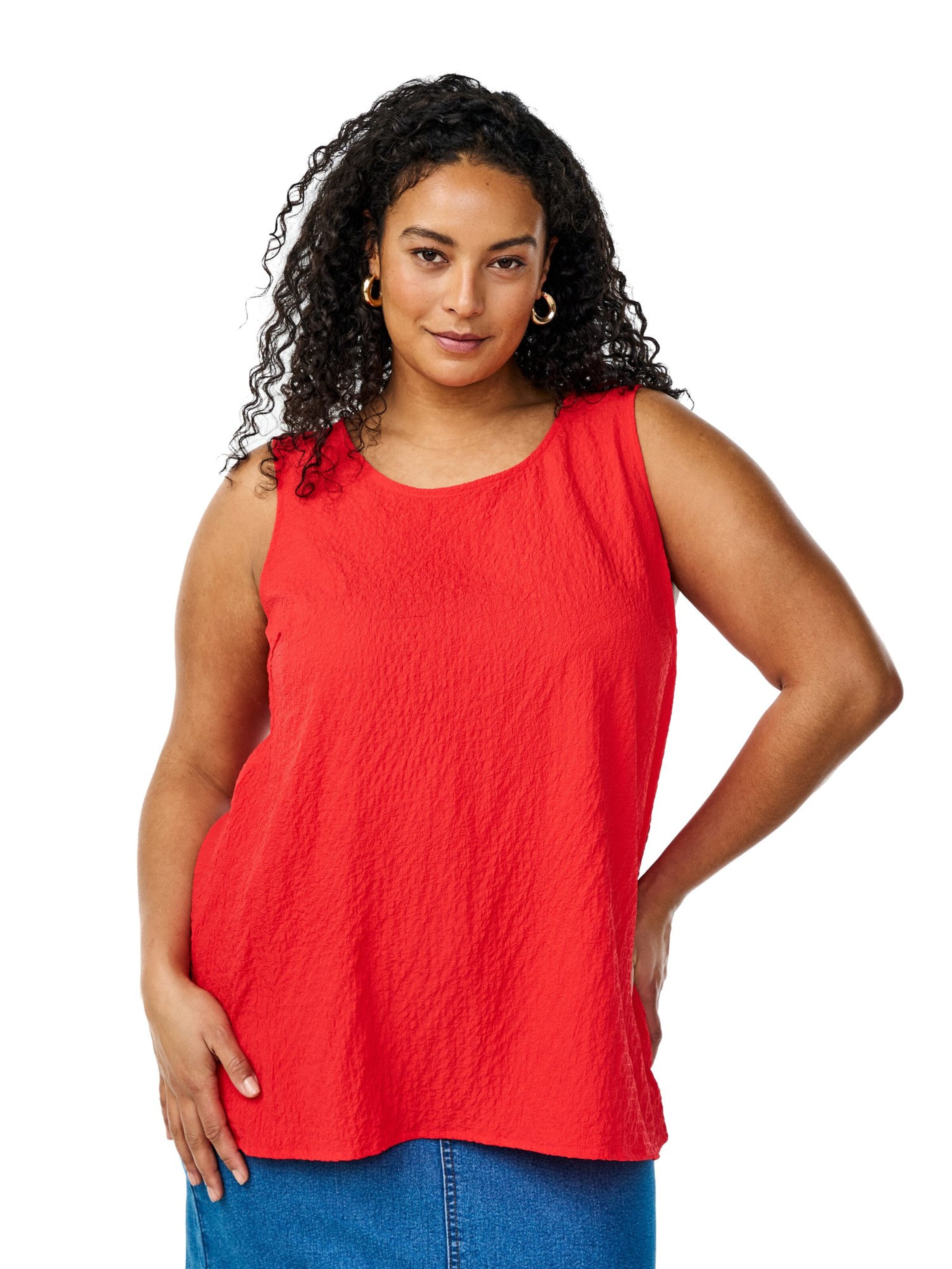 Chemisier 'Fltracy' Flash by Zizzi en rouge